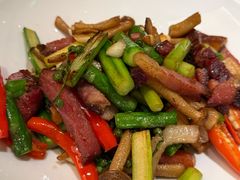 嫩炒芦笋腊肉-榕意·川味之美(深业上城店)