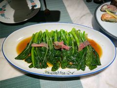 培根菜心-蜜桃花开·中西融合菜E&W(南长街店)