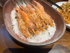 毛尖茉莉盐烤虾-蚝得喜海鲜(东城店)