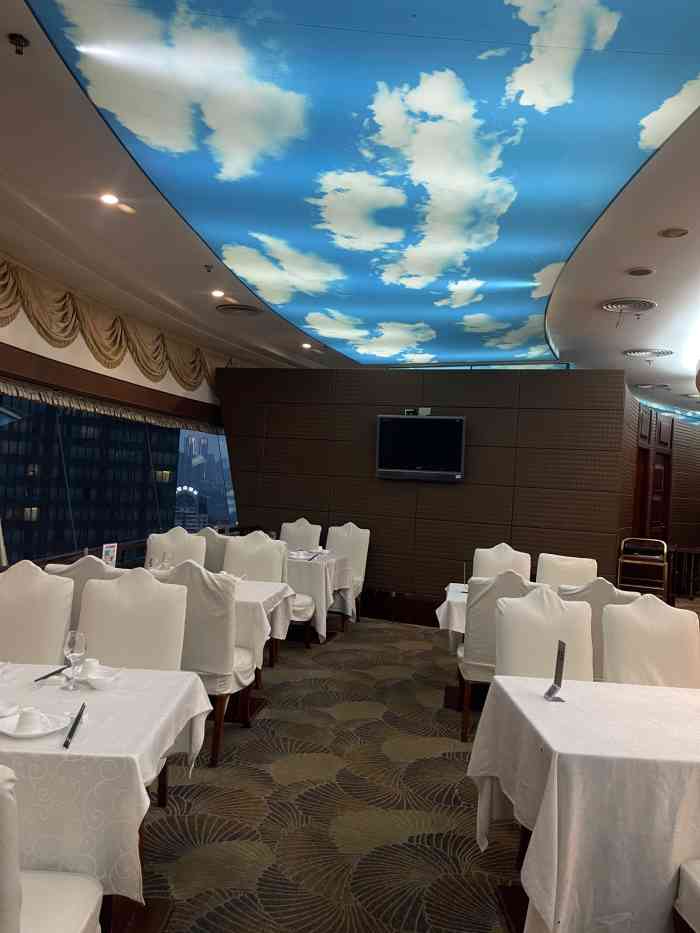 九重天旋转餐厅-"深处闹市的一片幽地……环境不错,自装.