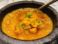海胆虾怪酱炖老豆腐-青雅中餐厅(大连金石滩绿发希尔顿度假酒店)