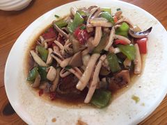 鱿鱼炒尖椒-阿军排档·烧烤