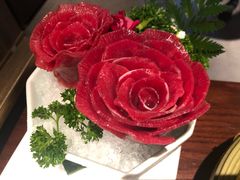 玫瑰雪花牛舌-捞王锅物料理(四川北路店)