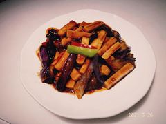 鱼香年糕炒茄子-涌上外婆桥(南塘店)