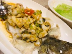 葱油焗桂花鲈-香云轩·顺德菜(香云纱园林酒店店)