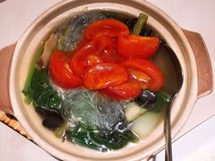 鲜茄珍菌青蔬煲-利苑酒家(华熙国际店)
