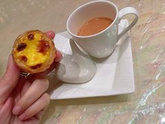 餐后葡挞配奶茶-8餐厅(新葡京酒店)