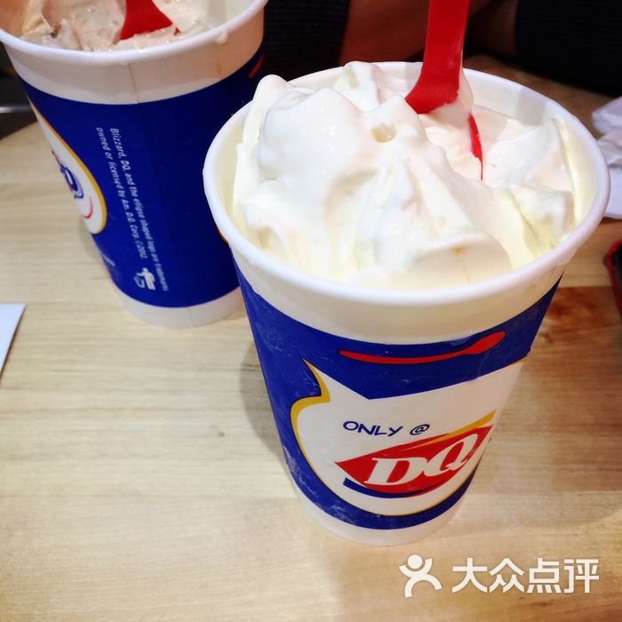 dq燕麦黄桃酸奶暴风雪图片-北京面包甜点-大众点评网