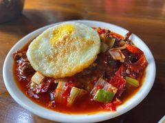 -歹歹的加个面过油肉拌面
