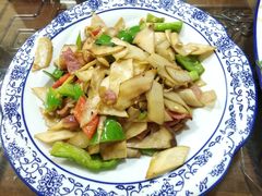 云腿炒野生菌-阿鹏故事云南野生菌火锅(人民路店)