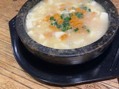 石锅海胆豆腐-撒郎嘿·朝鲜民俗餐馆