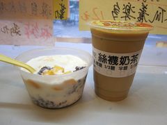芒果椰汁黑糯米&丝袜奶茶-陈记甜品窝(中山北路店)