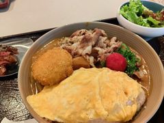 咖喱蛋包饭定食-dodonpa.墩墩伐 便当食堂(博华广场店)