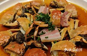 Rose Vinegar Pork Patty Steamed Noble Crab