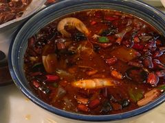 海鲜毛血旺-绿茶餐厅(西单老佛爷店)