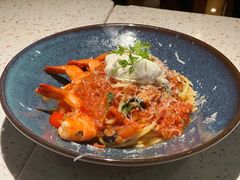 芝士蘑菇鲜虾意大利面-BE BRIGHT KITCHEN(正佳广场店)