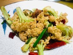 小炒有机花菜-珍味汤馆·潮汕家乡菜(保利文化广场店)