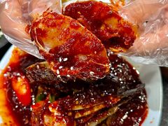-草家酱蟹炭火烤肉店(珲春南路二店)