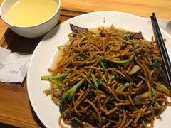 京葱猪肝炒面-富源春面馆(四川北路店)