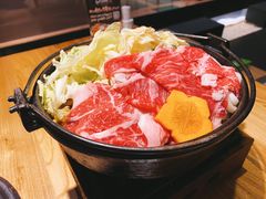 雪花牛肉寿喜锅-隐泉之语日式料理(王府中环店)
