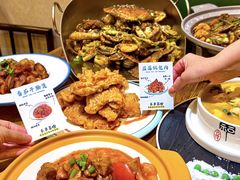 -东来菜馆•手抓海鲜家常菜•海鲜锅贴(鸽子窝店)
