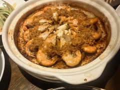 蒜焗罗氏虾-粗茶淡饭·隐庐私厨(东亭店)
