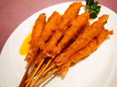 咸蛋黄串虾-金哥私房菜馆(张府园总店)