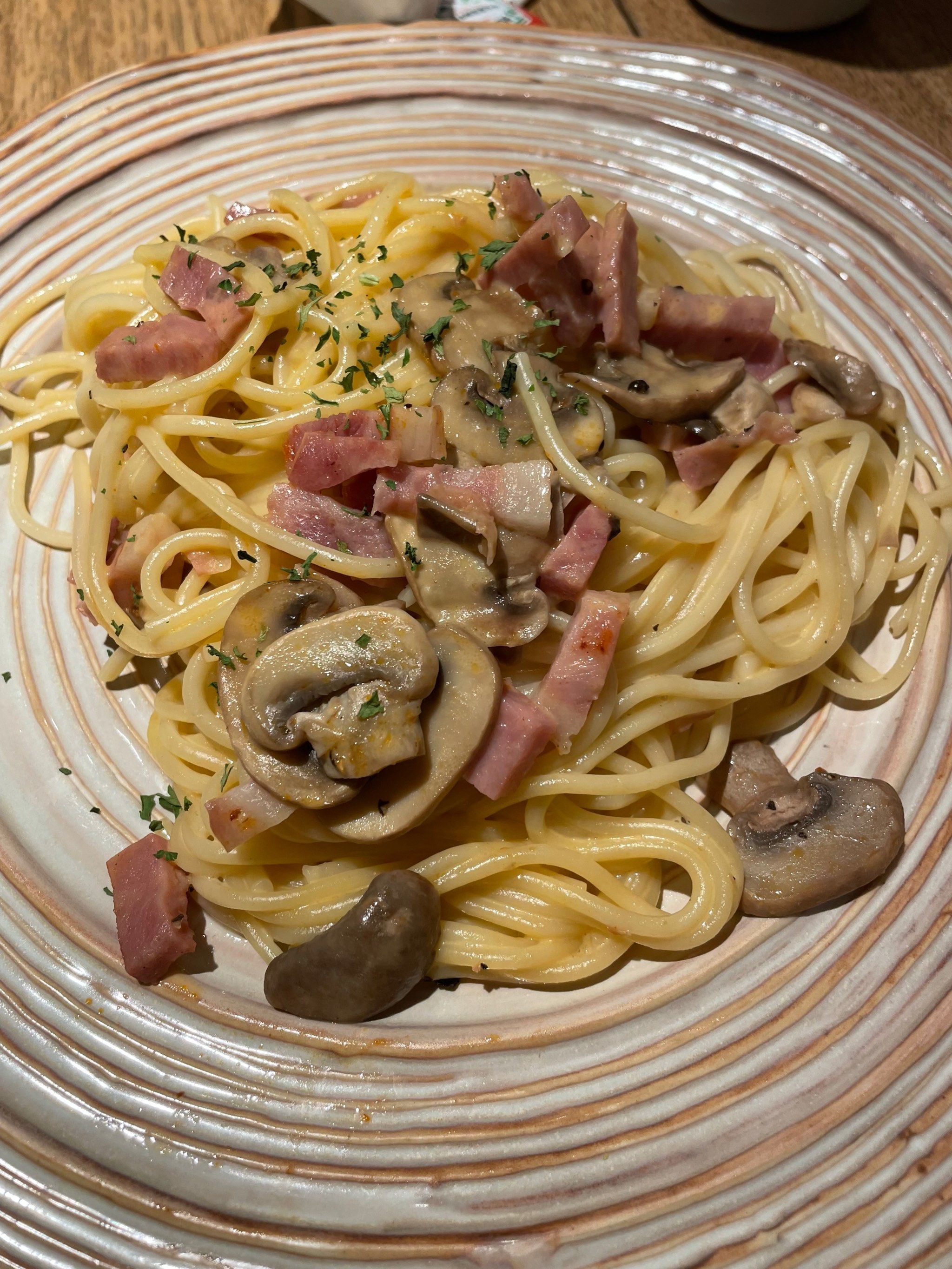 0元玩转这座城#比萨 意大利面#奶油蘑菇意大利面