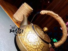 普洱茶-老牌坊云南鱼豆花火锅(哈西万达店)