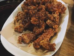 蒜香酱油无骨炸鸡-包装马车·韩国料理·포장마차