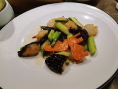 煎釀羊肚菌炒蘆筍-鹿园 MOOSE(长宁店)