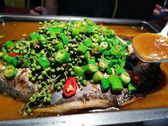 -探鱼·鲜青椒爽麻烤鱼(北京路天河城店)