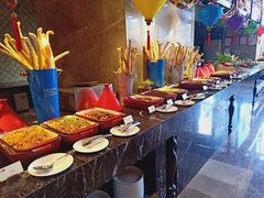 自助取餐区-美食汇海鲜自助餐厅·小龙虾烧烤(富力万达文华酒店)