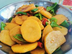 干锅土豆片-鱼乐岛餐厅·户外花园主题餐厅