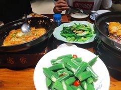 生炒菜心-秋色客家菜(南山店)