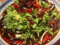 炝拌苦菊-阿记烧烤(英达路店)
