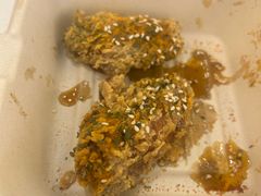 咸蛋黄翅中-前进5路汉堡炸鸡(昙华林店)