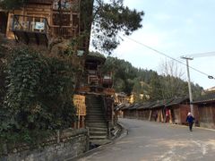 -西江千户苗寨-百年吊脚楼