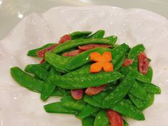 腊味荷兰豆-红菜坊·烤鸭·川鲁宴(石园店)