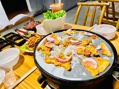 香辣糯米腊肠-胖记烤肉(湖大店)
