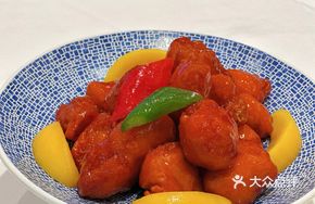 Peach Crispy Sweet and Sour Pork
