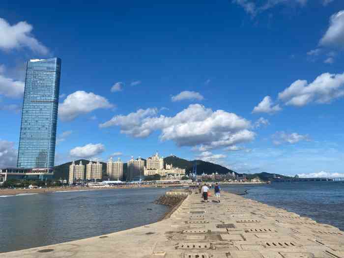 星海湾海水浴场-"天是真的蓝,带点淡淡的海腥味,空气是真的.