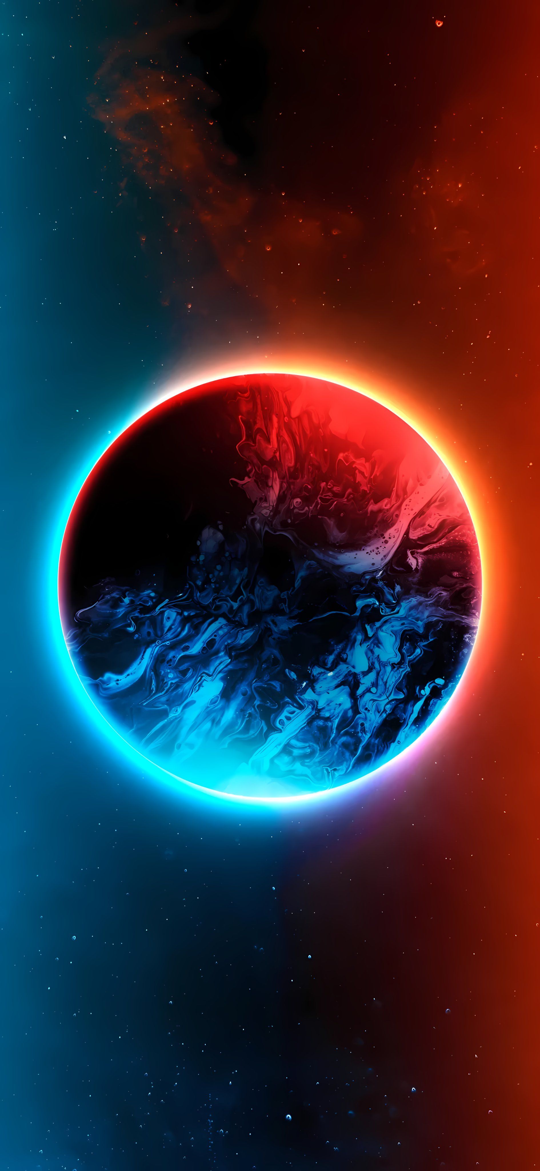 灯光下的思考者