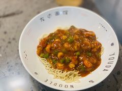 小龙虾尾拌面-友达面馆(海珠店)