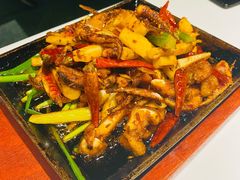 铁板虾球鱿鱼须-撒椒·四川江湖菜(西单大悦城店)