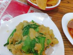 小白菜土豆泥-韩师傅老大同刀削面(北苑路店)