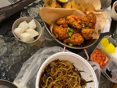 炸鸡翅一半一半-富乐满韩国正宗炸鸡韩国料理(虹泉路店)