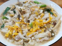 糟肉竹笋炒年糕-老袁炒年糕(富豪路店)