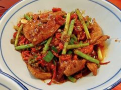 油爆土猪肝-荆九爷爆炒桥头三嫩(浙大店)