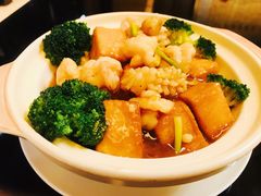 窩燒海鮮豆腐-富力威斯汀酒店-中国元素中餐厅(武昌临江店)